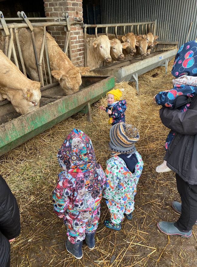 Visite de la ferme micro-crèche Max & Oli Gondecourt