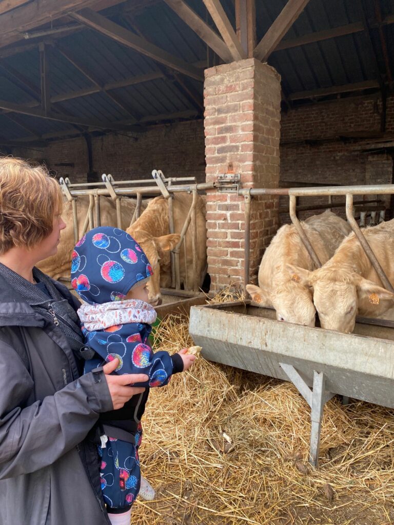 Visite de la ferme micro-crèche Max & Oli Gondecourt